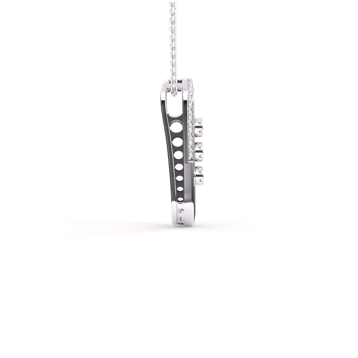 Unique Parentesi Diamond Pendant For Women